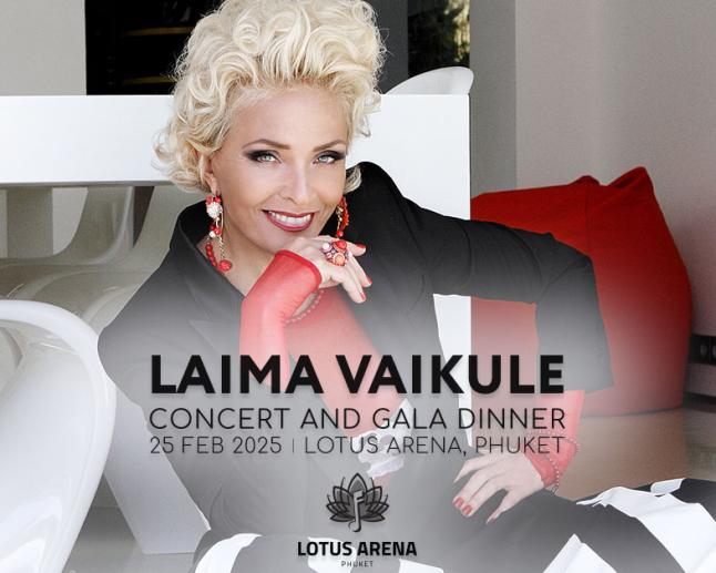 Laima Vaikule. Концерт и гала-ужин